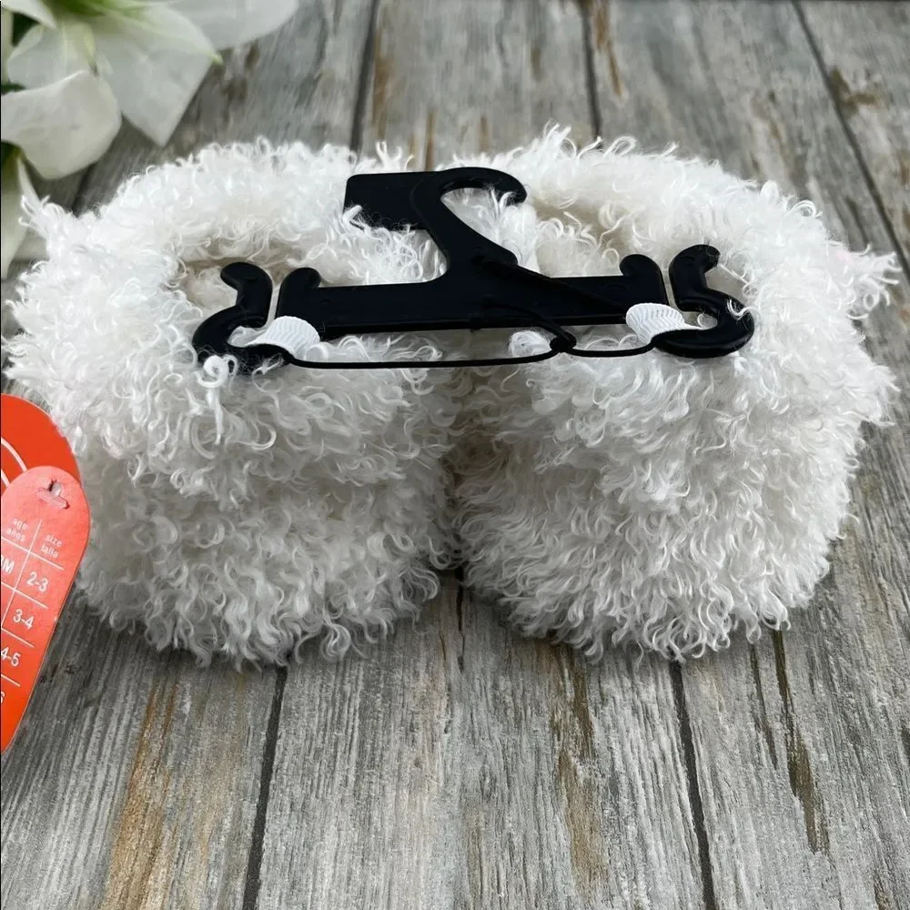 Baby Girls Llama Bootie Slippers Shoes Size 3